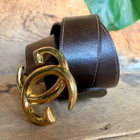 Gucci Accessories - Vintage Gucci Belt and Removable Gold Buckle